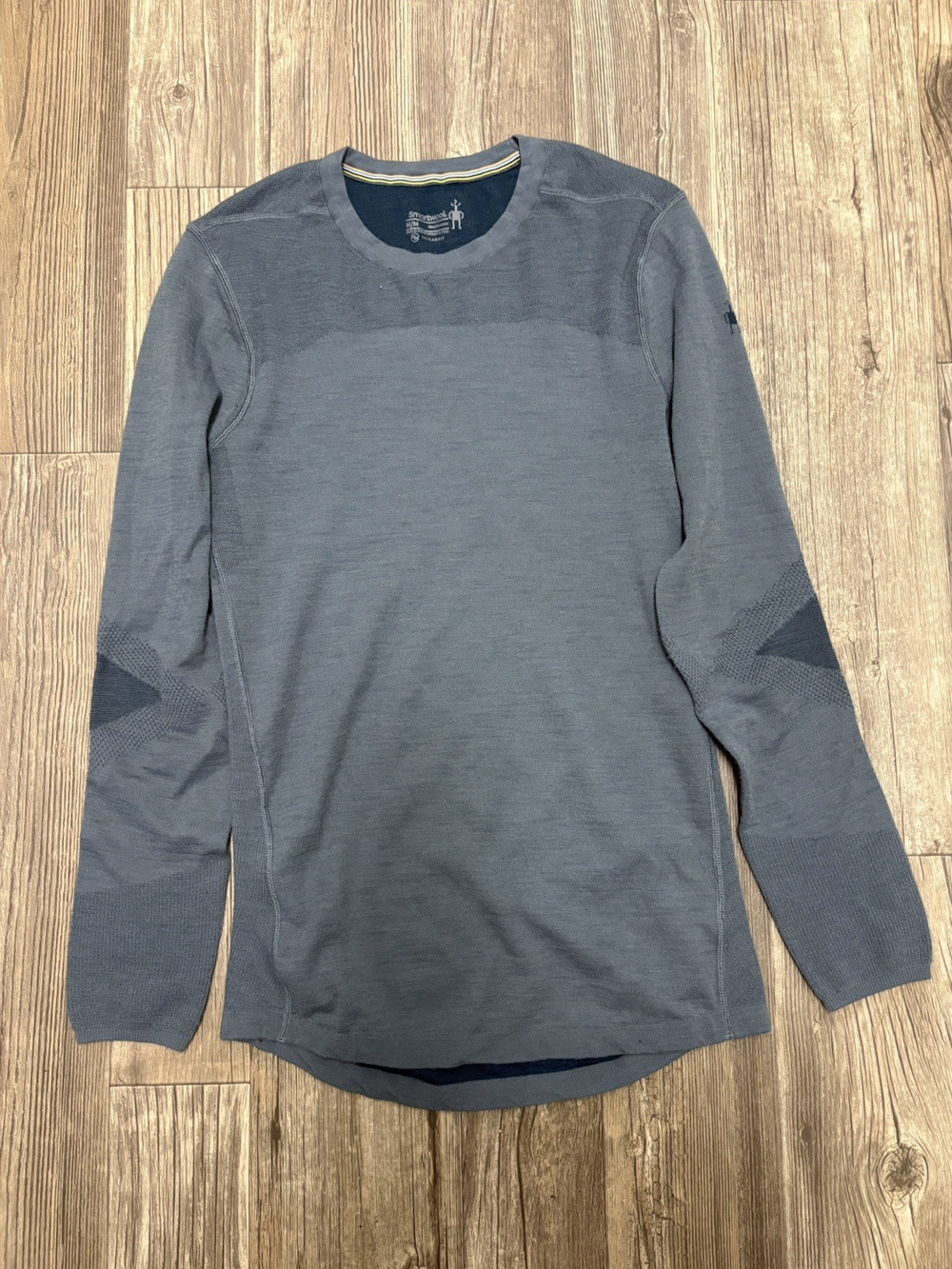 Smartwool Men's Intraknit Thermal Merino 200 Base Layer Crew Medium Blue